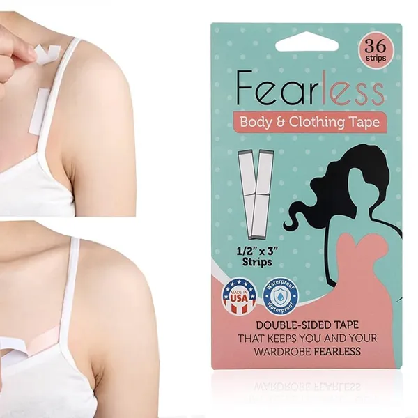 _Fearless_Double-Sided_Tape_For_Fashion,_Tape_For_Clothes,_Fabric_Tape_For_Women_Clothing_And_Body,_All_Day_Strength_Tape_Adhesive,_Invisible_And_Clear_Tape_For_Sensitive_Skins_|_Pack_Of_36