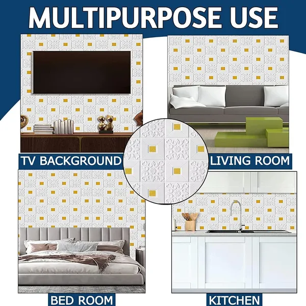 _3D_Design_Wallpaper_For_Walls,_Self_Adhesive_Pe_Foam_Brick_Design_Stickers/Diy_For_Wall_For_Living_Room_Decor_Home,_Hotel,_Bedroom_Cafe_(70_X_70Cm,_Appx._5.8Sq_Feet)_(White_Golden,_50)