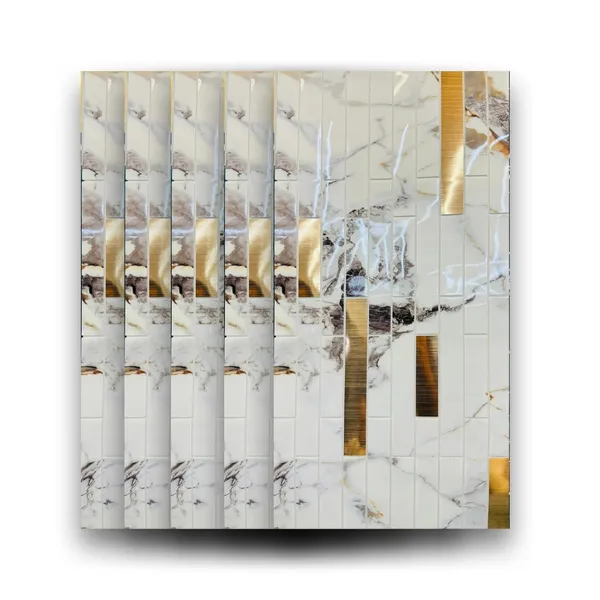 _3D_Pe_Foam_Stunning_Brick_Wallpaper_Panels_Sticker,_Easy_Installation_&_Removal,_Easy_Cleaning_For_Home_Hotel_Living_Room_Bedroom_Cafe_Decor.(30_X_60_Cm)_(White_Marble_Gold_Striped,_20)