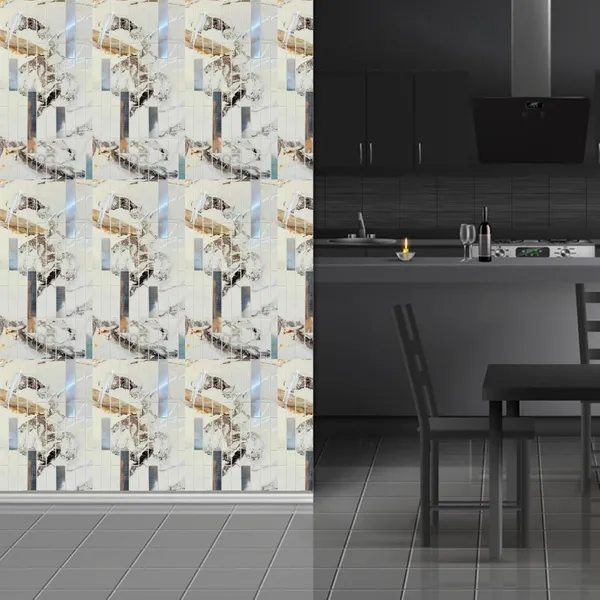 _3D_Pe_Foam_Stunning_Brick_Wallpaper_Panels_Sticker,_Easy_Installation_&_Removal,_Easy_Cleaning_For_Home_Hotel_Living_Room_Bedroom_Cafe_Decor.(30_X_60_Cm)_(White_Marble_Silver_Striped,_25)