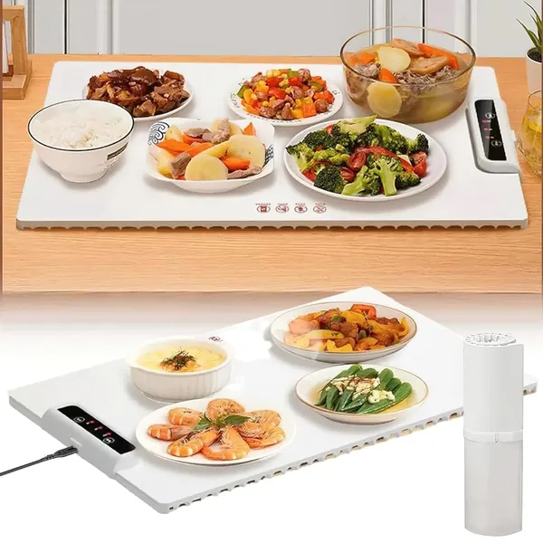 _Silicone_Electric_Warming_Mat_For_Food_Heating_Tray_&_Food_Warmer_Mat,_Adjustable_Temperatures_Control_Heating_Mat_For_Getting_Home_Late_Versatile_Food_Warmer.