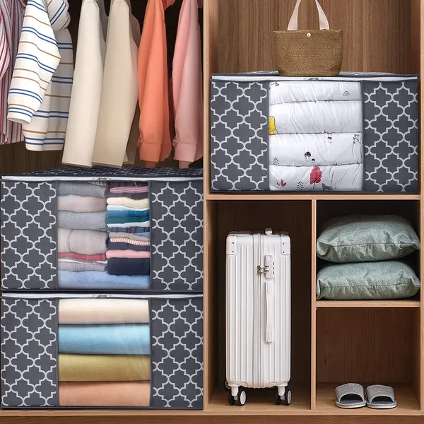 Pack_Of_20_Saree_Cover_Non_Woven_Fabric_Clothes_Organiser_For_Wardrobe_With_Transparent_Window_&_Zip_Clothes_Storage_Bag_For_Lehenga,_Suit,_Dress_Saree_Packing_Covers_For_Clothes_(Pack_Of_20,_Grey)