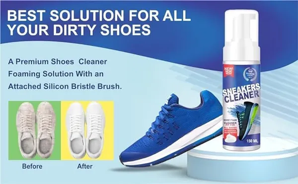 _Quick_Shoe_Cleaning_Kit_Shoe_Cleaner_&_Medium_Bristle_Shoe_Brush,_White_Shoe_Cleaning_Kit,_Shoe_Cleaner_Kit_For_Sneaker_&_Sports_Shoes_Cleaner_Foam_Spray_-_150_Ml_(Pack_Of_2)