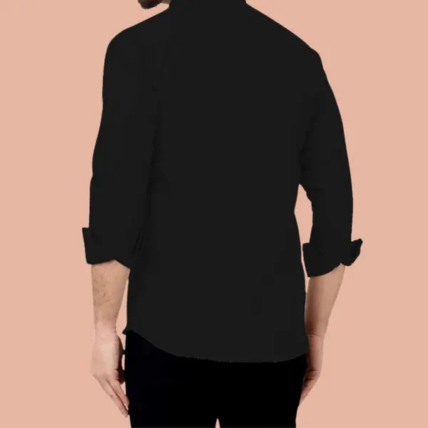 Rebelify_Double_Pocket_Men�s_Casual_Shirt_-_Regular_Fit,_Solid_Spread_Collar,_Versatile_Everyday_Wear,_Comfortable_and_Stylish_Design,_Ideal_for_All_Seasons