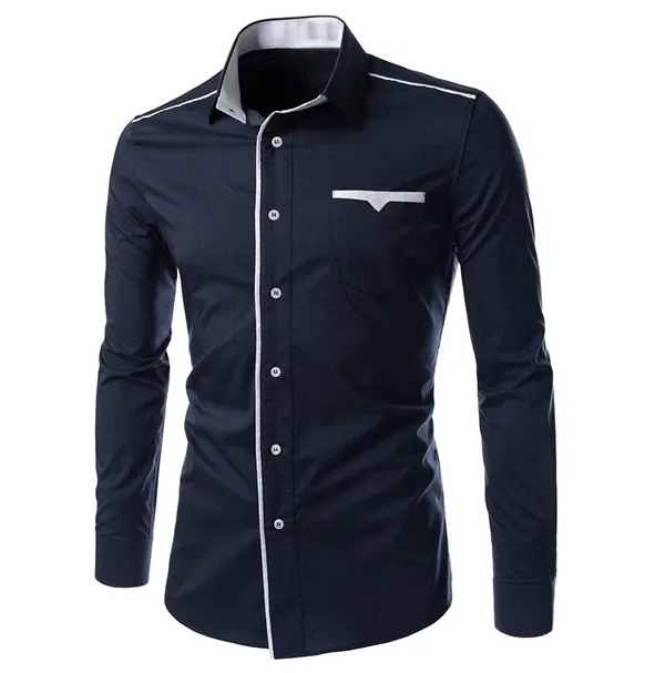 Rebelify_Men_Regular_Fit_Solid_Casual_Shirt_with_Pocket_Blue