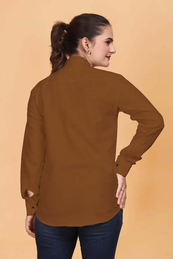 Rebelify_Women_Double_Pocket_with_Flap_Cotton_Casual_Shirt