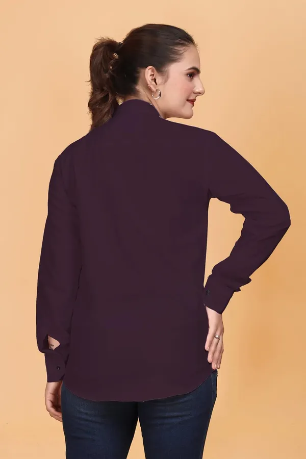 Rebelify_Women_Double_Pocket_with_Flap_Cotton_Casual_Shirt