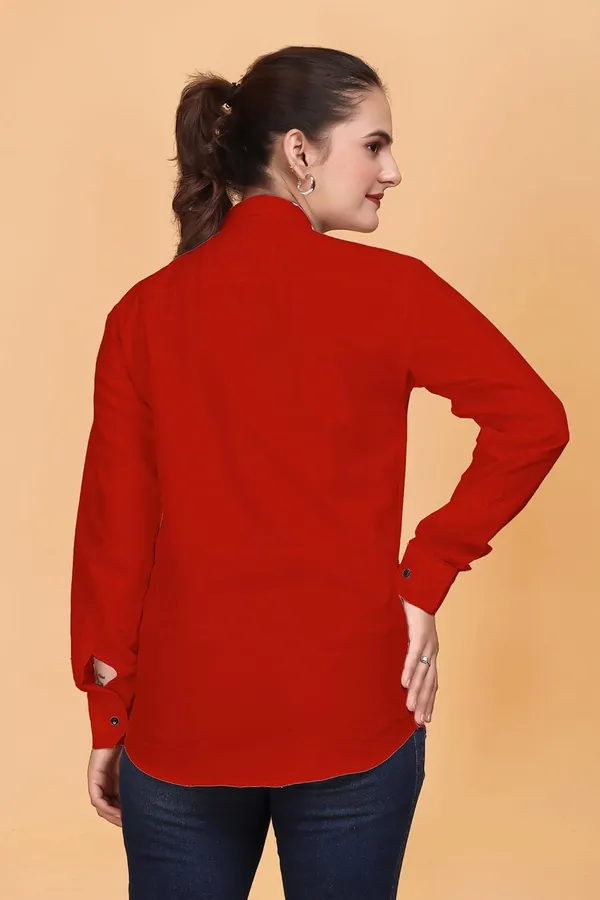Rebelify_Women_Double_Pocket_with_Flap_Cotton_Casual_Shirt
