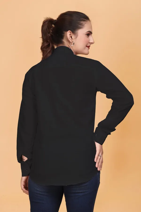 Rebelify_Women_Double_Pocket_with_Flap_Cotton_Casual_Shirt