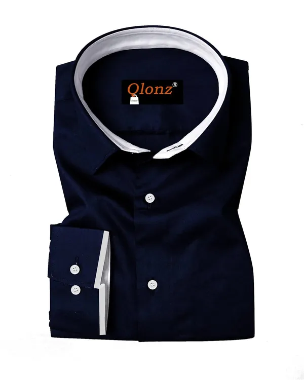 Rebelify_Men's_Cotton_Blend_Regular_Relaxed_Fit_Collared_Neck_Formal_Casual_Wear_Full_Sleeve_Shirt_Size_S_to_XL_Blue