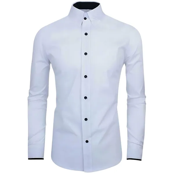 Rebelify_Men's_Cotton_Blend_Regular_Relaxed_Fit_Collared_Neck_Formal_Casual_Wear_Full_Sleeve_Shirt_Size_S_to_XL_White