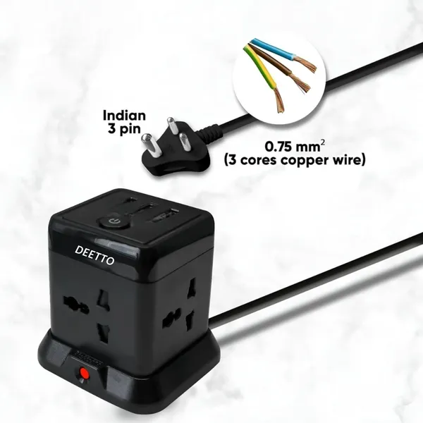Extension_Board_With_Usb_C_Port_With_Universal_Sockets_And_Usb_20W_Fast_Charging_Ports_With_Surge_Protector_Adapter_Safety_Shutter-Multi_Plug_Socket_(4_Socket_+_2_Usb_+_1_Type_C_Black)