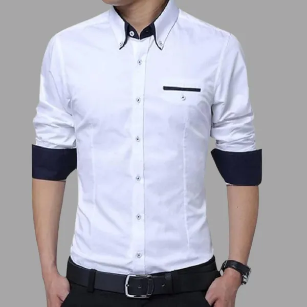 Rebelify_Men_Regular_Fit_Solid_Casual_Shirt_White