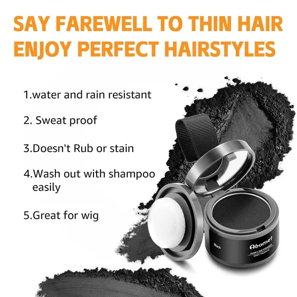 _Hairline_Powder_Stick,Hair_Shadow_Powder_Root_Touch_Up_Powder,_Waterproof_Hair_Shading_Sponge_Pen_Hair_Filler_Powder_For_Cover_Gray_Hair_Root,_Hair_Touch-Up,_Thin_Hair_(Gloss_Black)