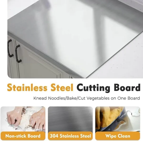 _Chopping_Board_For_Kitchen,_Made_By_Stainless_Steel,_Rust-Free_Cutting_Board,_Non-Slip,_Anti-Bacterial,_Chef_Approved,_Ideal_For_Vegetables,_Fruits,_Meat.