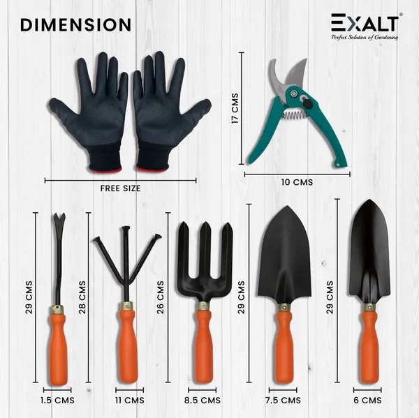 EXALT_Premium_Gardening_Tools_With_Gloves_And_Pruner_(_7_Piece)