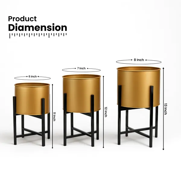Pack_Of_3_Gold_Centurial_Metal_Plant_Pot_With_Stand