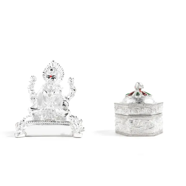 Silver_Plated_Laxmi_&_Shatkon_Mogra_Meena