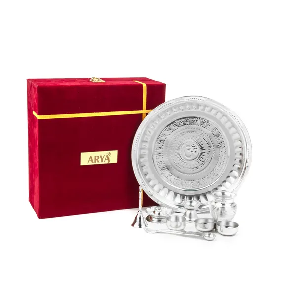 TABAK_8"_PUJA_SET_OF_8PC
