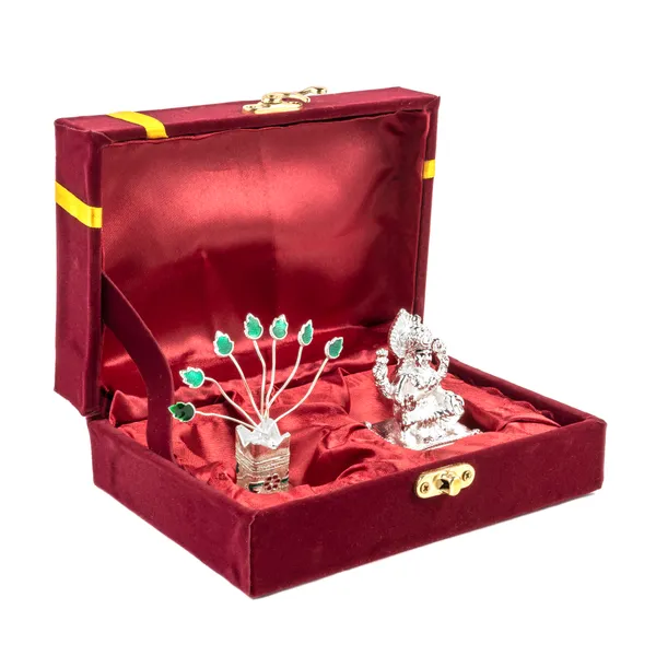 Silver_Plated_Laxmi_&_Tulsi_Meena