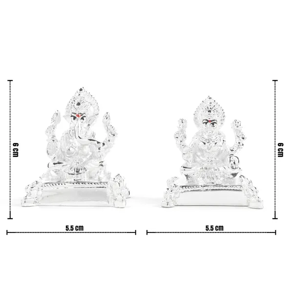 Silver_Plated_Ganpati_&_Laxmi