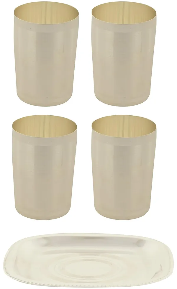 Silver_Plated_Metal_Premium_&_Elegant_Glasses_With_Tray_Set_For_Adults_(_Set_Of_5)_(200_Ml)