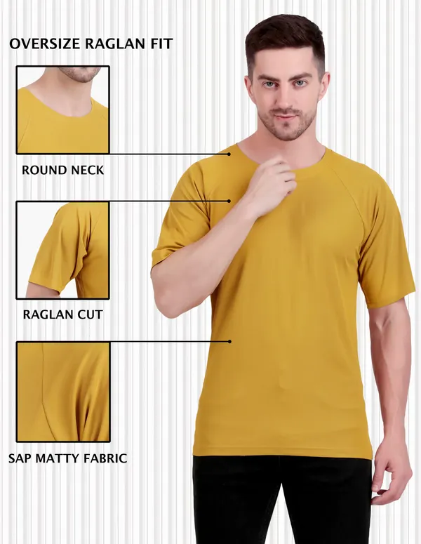 Multicolor_Green_And_Mustard_Solid_Ragalan_Fit_Round_Neck_T-Shirt_(Pack_Of_2)_(180_GSM)