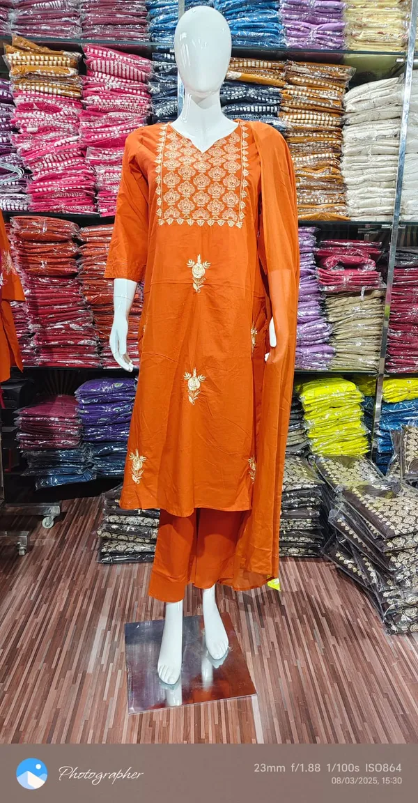 Cotton_Rust__embroidery_work