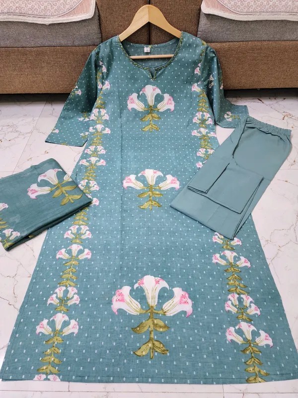 Cotton_kurti_pant_with_dupatta_set_kargwal