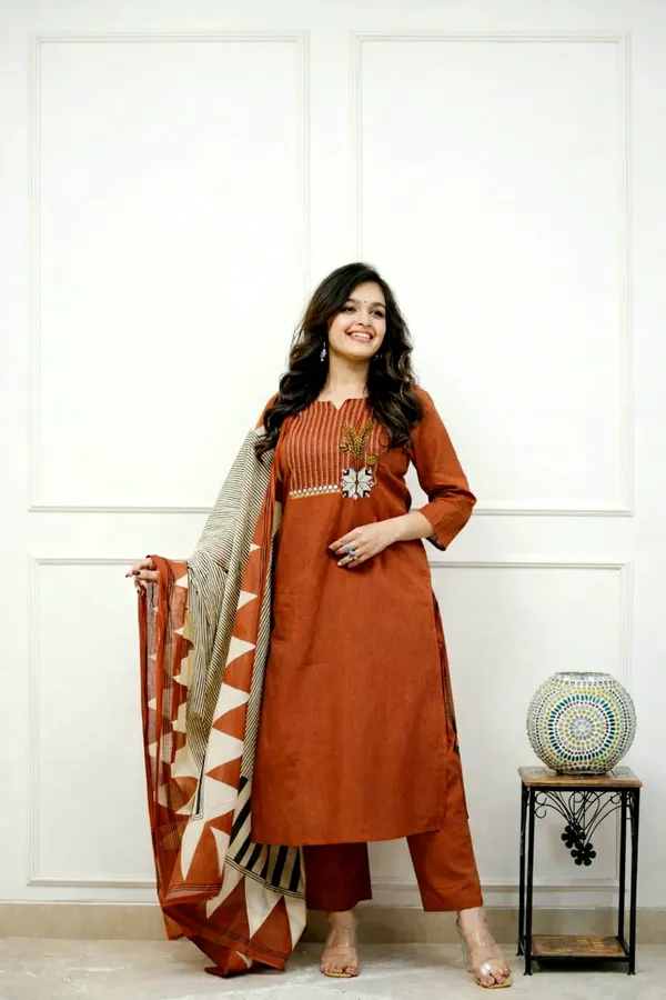 Cotton_kurti_set_3_pis_Ruest_Gora