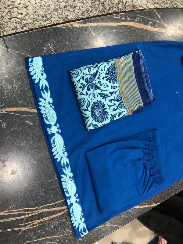 Blue_Cotton_Slub_Suit_with_Handloom_Embroidery