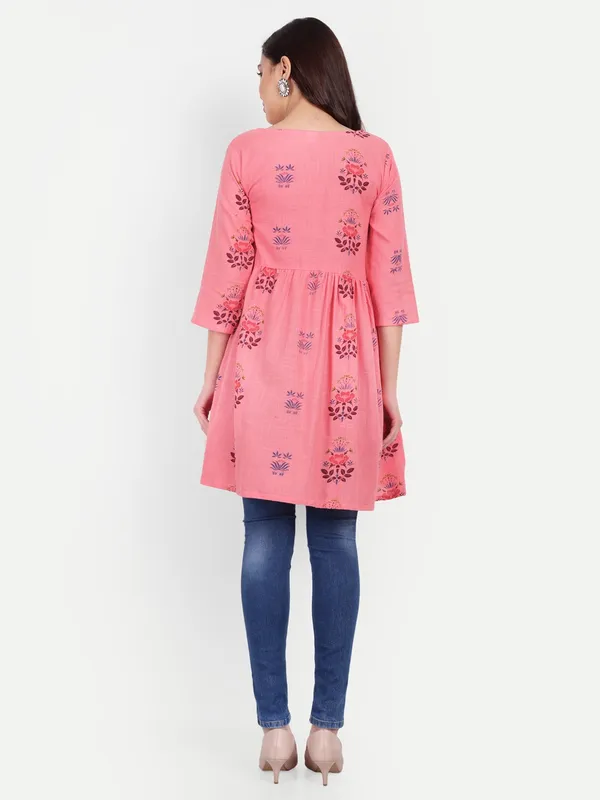 Top_cotton_slub_Pink_printed_ponam
