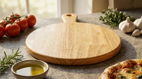Wooden_Non_Slip_Pizza_Plater_Rubber_Wood_(Large)_PPRL
