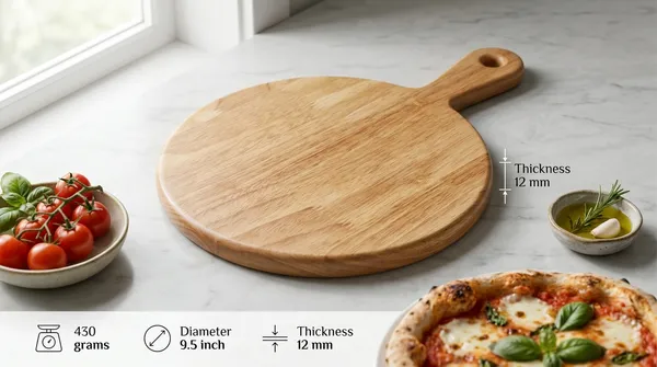 Wooden_Non_Slip_Pizza_Plater_Rubber_Wood_(Small)_PPRS