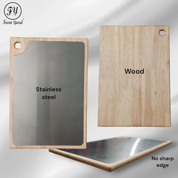 Wooden_And_Steel_Combo_Chopping_Cutting_Board_(Medium)