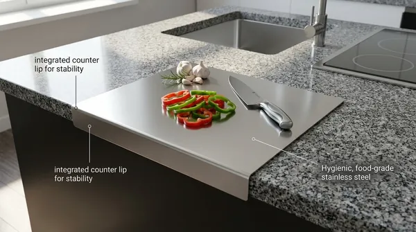 CM02_Stainless_Steel_Counter_Top_Chopping_Board_304_Grade