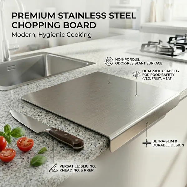 CM02_Stainless_Steel_Counter_Top_Chopping_Board_304_Grade