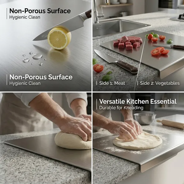 CM02_Stainless_Steel_Counter_Top_Chopping_Board_304_Grade