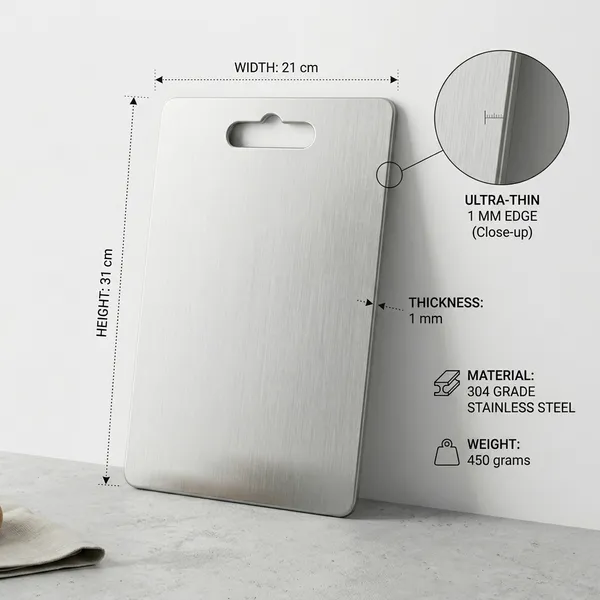 FS02_Stainless_Steel_Counter_Top_Chopping_Board_304_Grade_