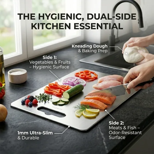 FS02_Stainless_Steel_Counter_Top_Chopping_Board_304_Grade_
