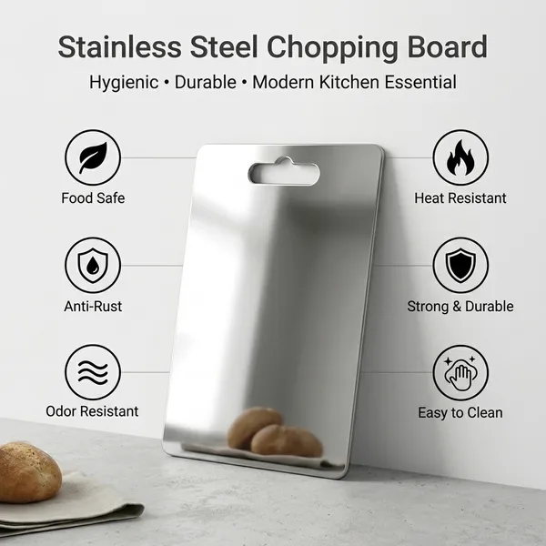 FS02_Stainless_Steel_Counter_Top_Chopping_Board_304_Grade_
