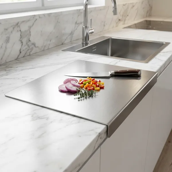 CM01_Stainless_Steel_Counter_Top_Chopping_Board_202_Grade
