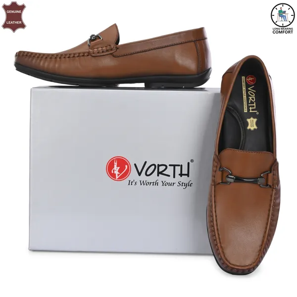 Tan_Genuine_Leather_Ultra_Flexible_Easy_Slip_Loafers_For_Men