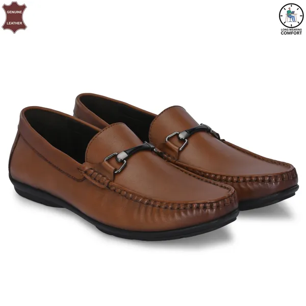 Tan_Genuine_Leather_Ultra_Flexible_Easy_Slip_Loafers_For_Men