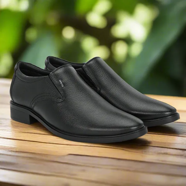 Black_Stylish_Genuine_Leather_Slip-on_Shoe_For_Men