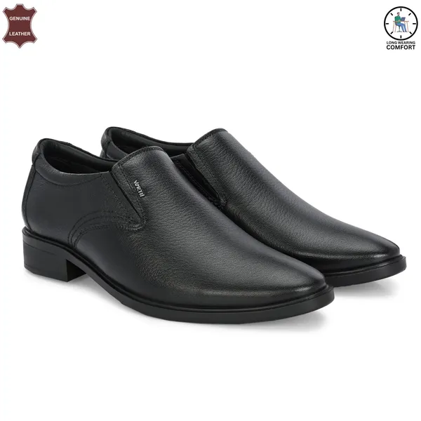 Black_Stylish_Genuine_Leather_Slip-on_Shoe_For_Men
