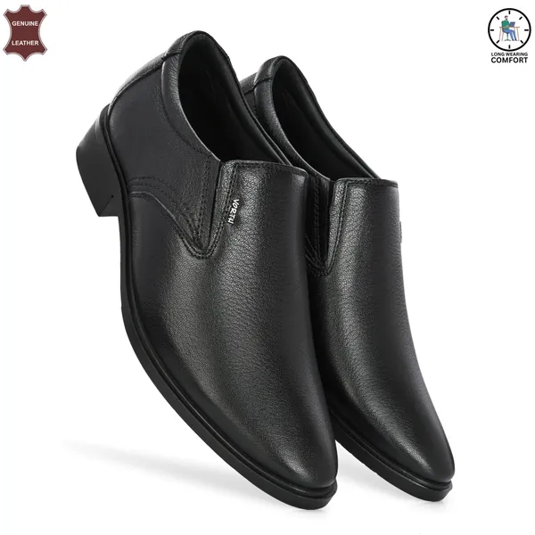 Black_Stylish_Genuine_Leather_Slip-on_Shoe_For_Men