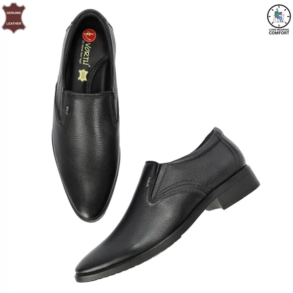 Black_Stylish_Genuine_Leather_Slip-on_Shoe_For_Men