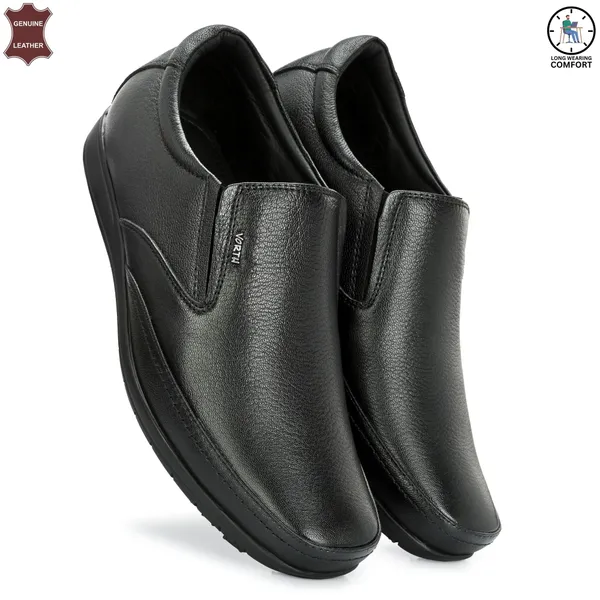 Black_Genuine_Leather_Comfortable_Flexible_Slip-on_Shoes_with_Anti_Skid_Sole