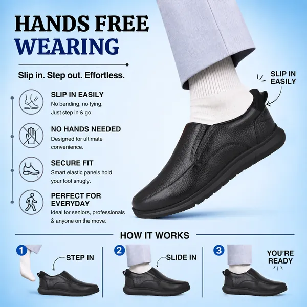 Hands-Free_No_Bend_On-The-Go_Sneakers_|_12_Hours_Comfort_for_Men_|_Vorth_19805_Black_Leather_Sneakers